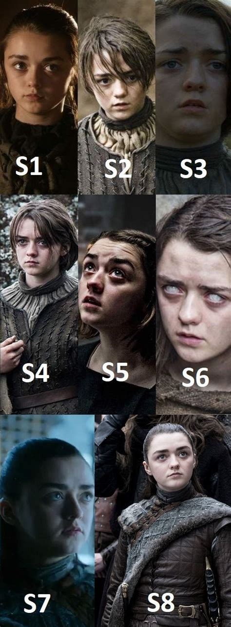 In the game of thrones, you win or you die. Arya Stark Then And Now, Maisie Williams Then And Now ...