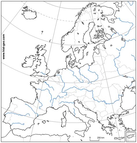 Free printable blank map of europe outline map april 21, 2020 by d3v3l0p3r leave a comment. Printable Blank Map Of European Countries | Printable Maps