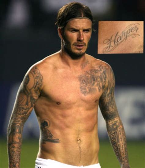 David beckham tattoos consist of latin inscriptions tattooed to both his arms just like the david beckham tattoos hindi. Meanings of Celebrities Tattoos - Oddetorium