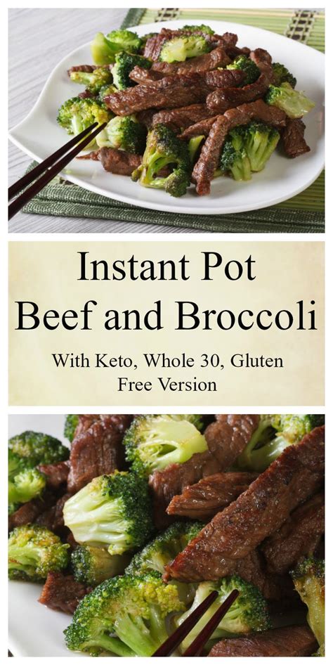 Beef stew is the answer to any dinnertime conundrum. Instant Pot Beef and Broccoli with Keto Option | Recipe | Cooker recipes, Beef recipes, Food recipes