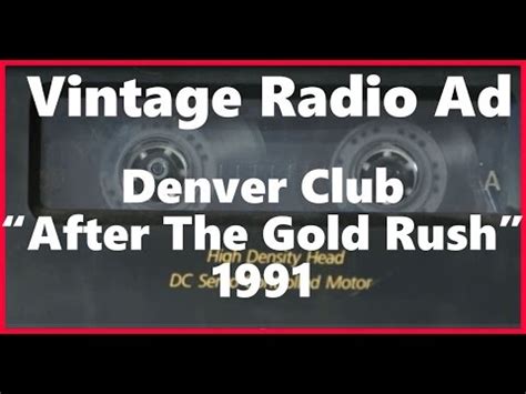 Gregory gulch, colorado, (photo) denver public library, western history and genealogy collection. "After The Gold Rush"- Denver Nightclub - Vintage Radio ...