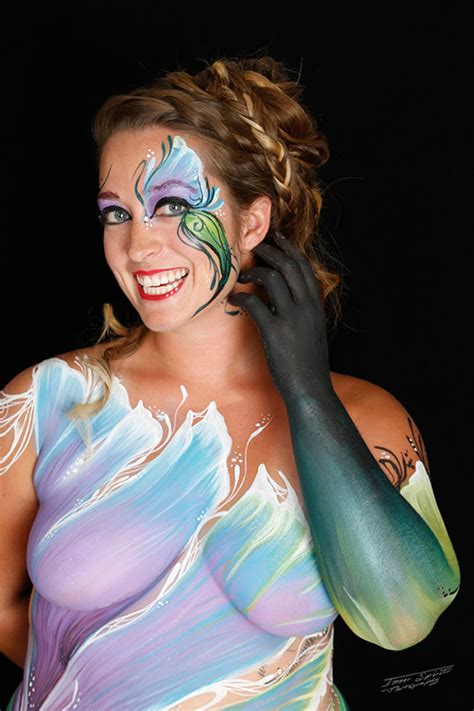 Professional body painting is included in the artistic photo effects bundle: Face and Body painting gallery - TF Makeup Artistry