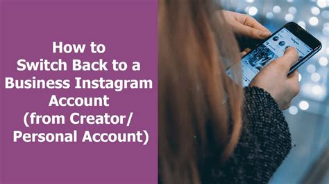 To do this, you need to follow the below steps. How To Switch Back To Business Instagram Account From ...