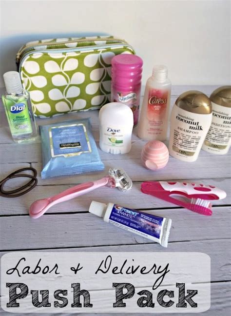 Best gift for new moms after birth. DIY Push Pack for Mom's Hospital Bag - Shaping Up To Be A Mom