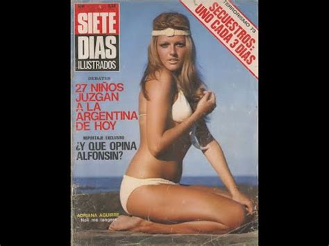 Trabajó en catorce películas argentinas y en más de 20 obras de teatro. Adriana Aguirre Como nunca la vieron - YouTube