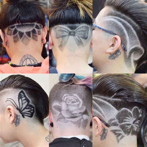 Shaving one side of your head will add a fun contrast to your hair. Pin on Women's undercuts.