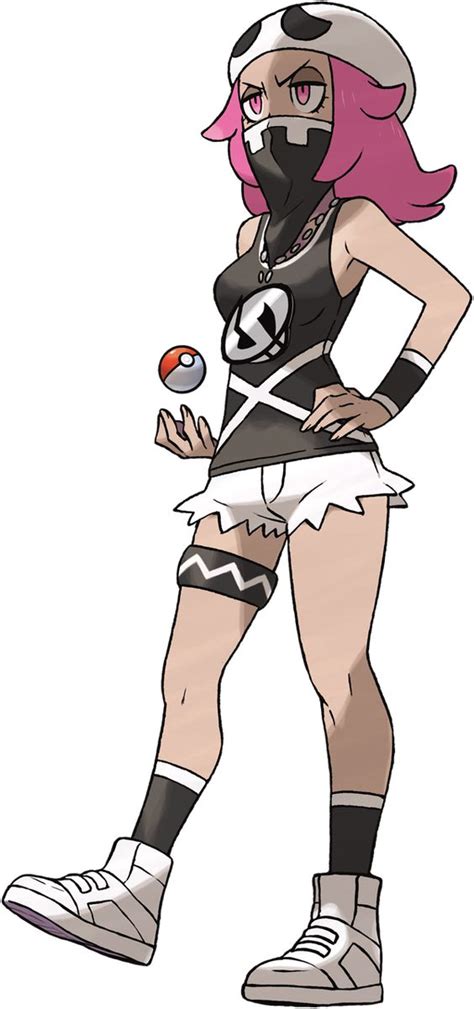 For 2000, you can get a color change, and for 4000, you can get just a haircut. Sun_Moon_Team_Skull_Female_Grunt.png (601×1280) | Pokémon ...