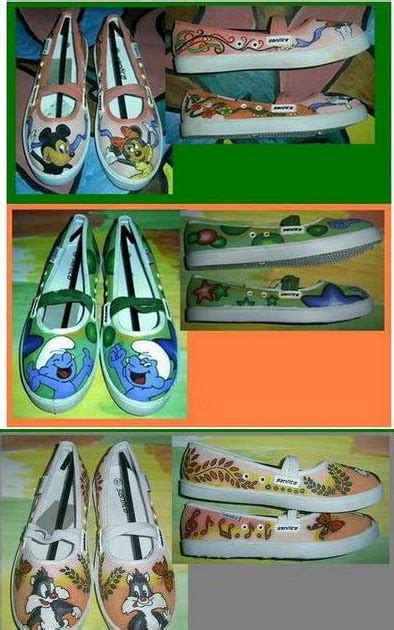 Gambar lukisan aliran deras air terjun mampu 5400 gambar sketsa naruto pensil hd free pinstok com download dan temukan. LUKISAN - PAINTING: Sepatu Lukis Cartoon