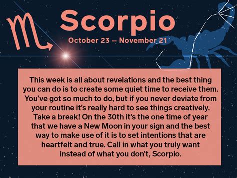 As a scorpio born on october 23, you are at the cusp of libra and scorpio personalities. Your weekly horoscope: October 26 - November 2, 2016 - Chatelaine