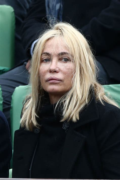 Ma terreur, c'était d'avoir des enfants d'acteurs. EMMANUELLE BEART at French Open at Roland-Garros Arena in ...