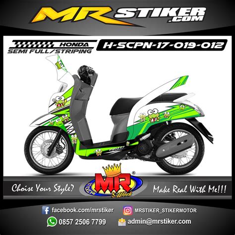 Kamu pasti masih ingat betul dengan momen ini, di. Stiker motor decal Scoopy New 2017 Keropi - stiker motor ...