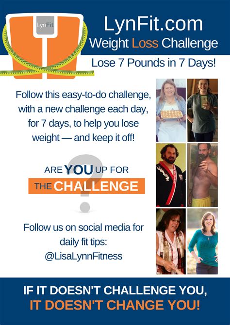 Let's say you want to lose 5 pounds in the next 10 days. Pin on 7-Day Weight Loss Challenge