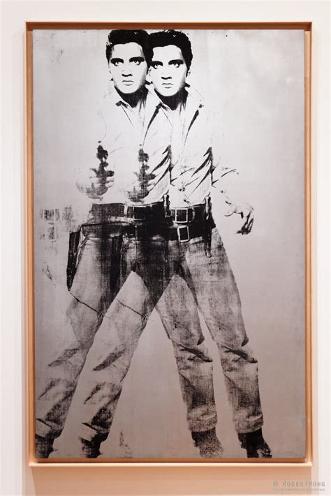 Warhol produced a series of 22 images of elvis. 20150509-08-Andy Warhol, Double Elvis, 1963 | Roger Wong ...