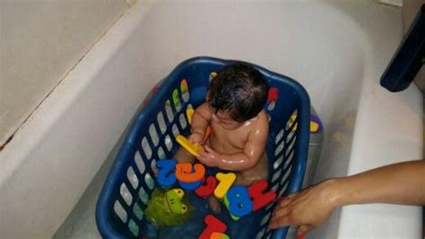 However, a fever can be more serious if your baby is under six months. I use a basket in the tub so my baby can play, makes it ...