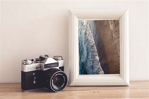 Psd file consists of smart objects. Free Photo In Frame Mockup (PSD)