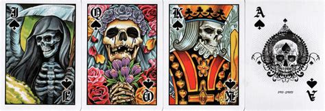 I flip back and forth between carrying a deck of arch angels, and these skulls. Bicycle 'Club Tattoo' Playing Cards Review - I Collect ...