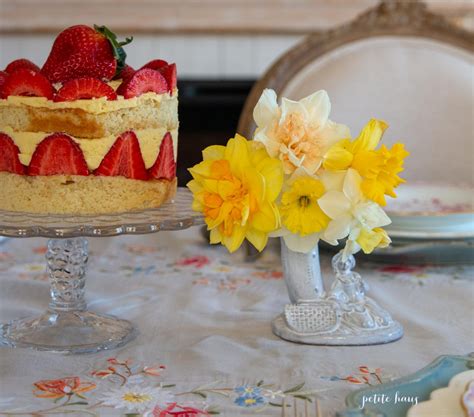 We like the slow, methodical process of seeking out that perfect vintage item for. French Strawberry Naked Layer Cake - Petite Haus