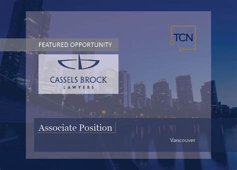 As the role is senior, it will be imperative that applicants are experienced in direct liaison with sophisticated clients, ranging from large corporates to…. Associate Commercial Litigation Lawyer Job in Vancouver ...