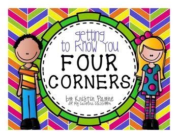 It is accepted and popular, especially among youngsters and teens. All About Me - Four Corners Game | Four corners game ...