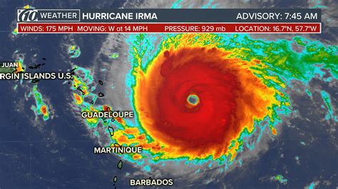 Noaa/aoml ocean heat content and ssts. National Hurricane Center: Irma at 175 mph, extremely ...