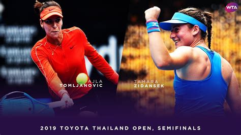 Height, photos & stats of all atp & wta players including tamara zidansek. Ajla Tomljanovic vs. Tamara Zidansek | 2019 Toyota ...
