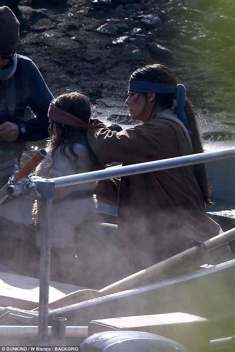 What else could it be about? Sandra Bullock rows a boat wearing a blindfold in Bird Box ...