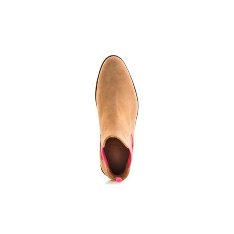 Martens victor chelsea grain leather boots size uk 9 eu 43. Serfan Chelsea Boot Damen Wildleder Beige Pink