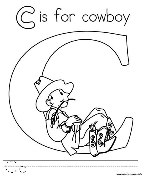 You can use our amazing online tool to color and edit the following c coloring pages. C Is For Cowboy S Alphabet Free4815 Coloring Pages Printable