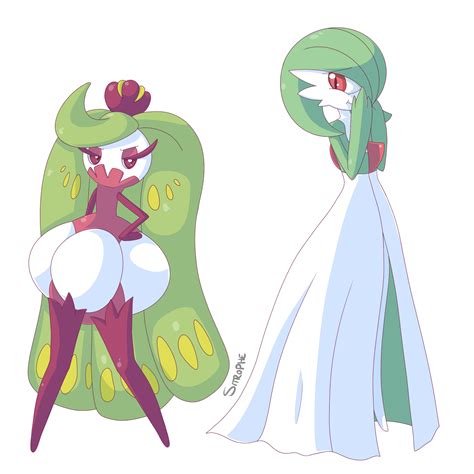 It has slender arms and legs that are the same color as its eyes. Gardevoir & Tsareena : pokemon