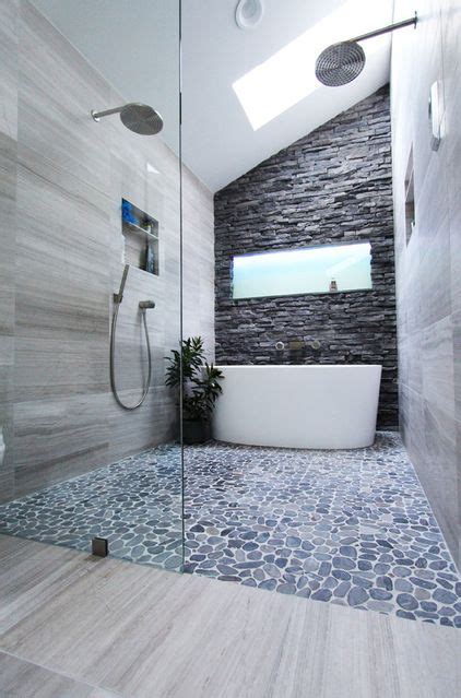 If you are renovating an old bathroom, then this is the best time to create a new tile design on your bathroom floor, backsplash, wall, or shower. 50 Modern Bathroom Ideas — RenoGuide - Australian ...