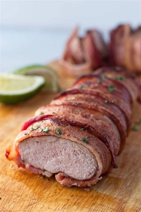 These pork tenderloin recipes will make you look like a superstar! Traeger Bacon Wrapped Pork Tenderloin | Recipe in 2020 | Bacon wrapped pork tenderloin