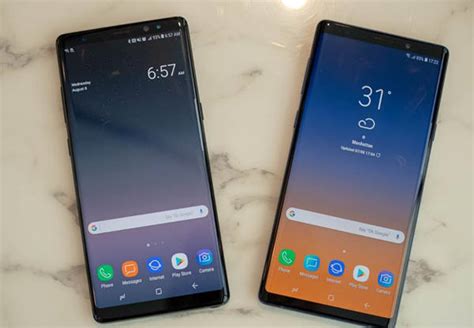 Midnight black deepsea blue orchid gray maple gold soft pink. Samsung Galaxy Note 9 vs Galaxy Note 8 : Devez-vous ...