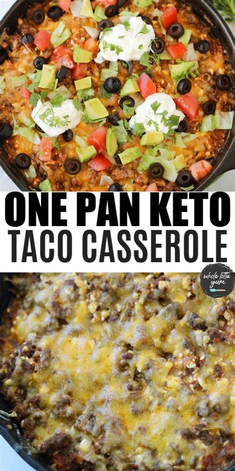 Try it with a can of diced tomatoes added to the sauce. Easy Taco Casserole (Keto Mexican Casserole) | Recipe ...