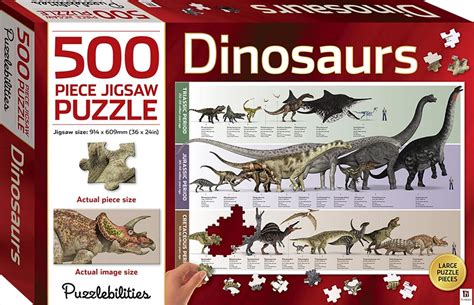 Free shipping on orders over $25 shipped by amazon. Buy Dinosaurs 500 Piece Jigsaw Puzzle, Puzzles | Sanity