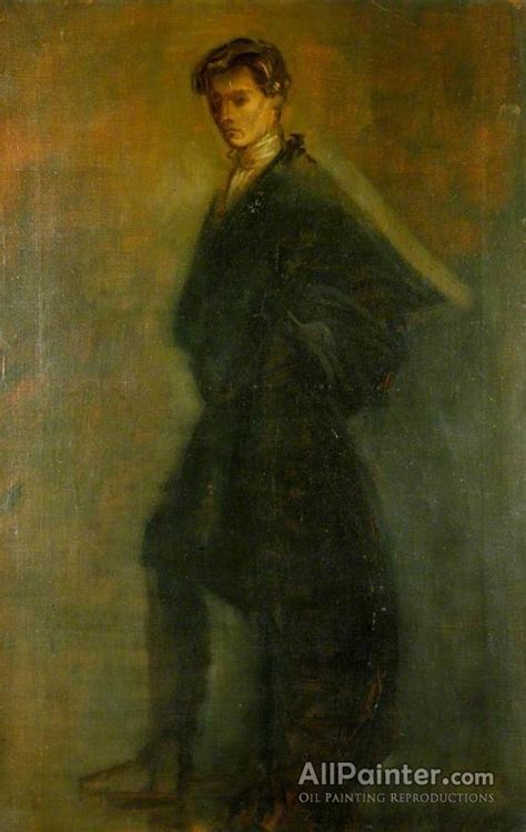 William Rothenstein Edward Gordon Craig As Hamlet Oil ...