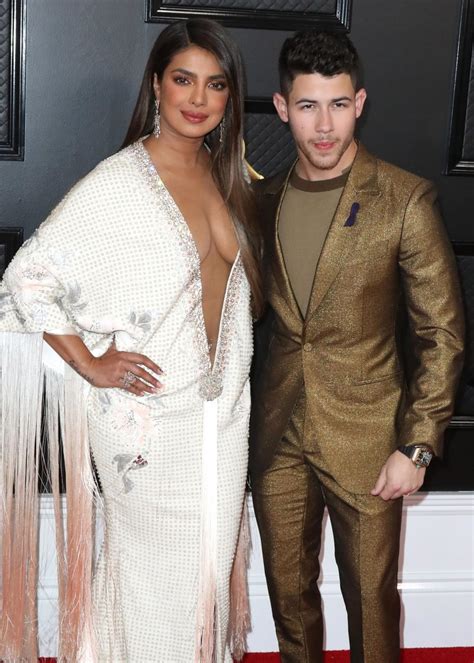 Priyanka chopra attended the grammys 2020 with nick jonas in a kimono dress and proved that she is the bold queen of fashion. Priyanka Chopra Displays Her Spaniel's Ears at the 62nd ...