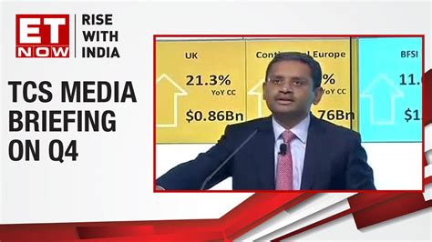 It services company tata consultancy services (tcs) kickstarted the earnings season on monday by reporting a 14.9% rise in net profit at ₹9,246 crore for the quarter ended march, 2021 as compared to ₹8,049 crore in the same quarter last year. TCS CEO Rajesh Gopinathan addresses media over Q4 results