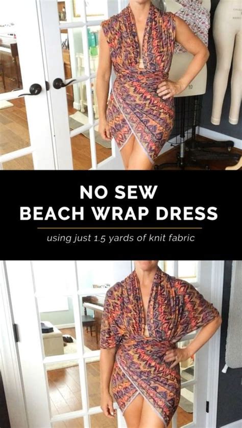 Maybe you would like to learn more about one of these? 41 Best No Sew Fashion Ideas | Diy fashion no sew, Wrap dresses diy, Beach wrap dress