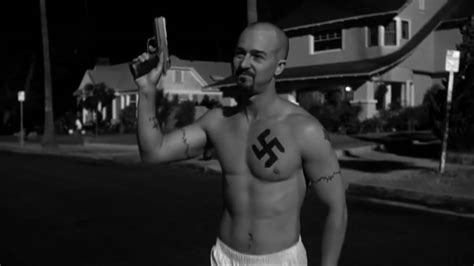 Rewatching american history x shows how far right ideas have penn s alleged pictured mimicking curb stomp from american history x phillyvoice. American History X - Curb Stomp Scene (Edited) - YouTube