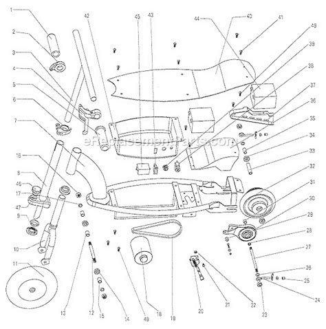 Pickmyscooter > electric scooter > the best razor e300 review: Razor E300 Rear Wheel Assembly Diagram