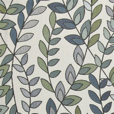 For sale online is our bayswater collection designer pattern woven textured fabric by the yard which has a transitional pattern on a modern texture. Palazzo Fabrics Blue, Green and Off White, Vines and ...