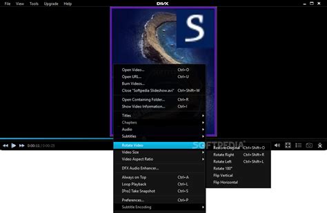 To properly play video (and even music files), windows media. Download DivX 10.8.9