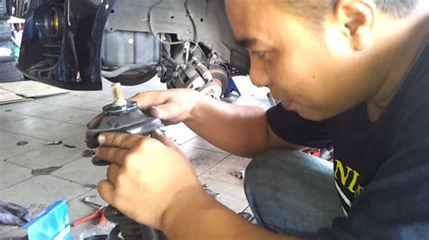 Lokco absorber mounting (bearing type) myvi. Mod myv mounting abosober to alza - YouTube