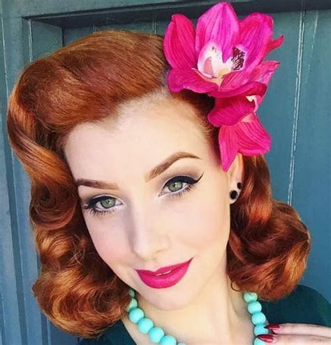 Most short styles looked good at a longer length, while medium styles could also be cut shorter. 40 Pin Up Hairstyles for the Vintage-Loving Girl