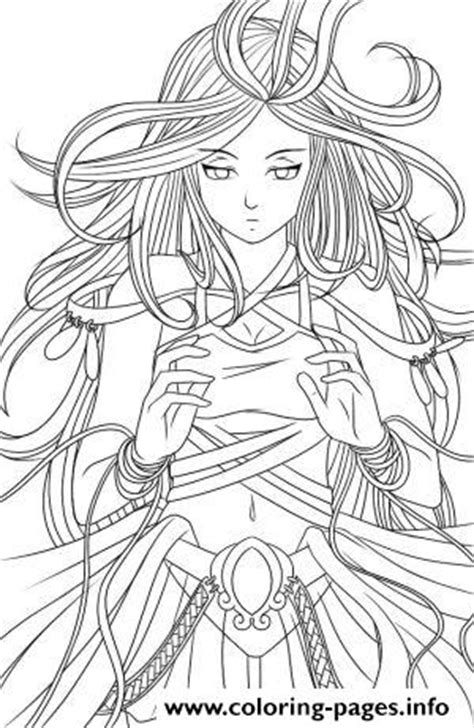 Grab these free printable flower swirl coloring pages for adults color away! Anime Angel 3 Coloring Pages Printable