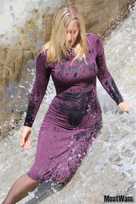 Lapdance by czech amateur student radka. Waterfall fun | Wet dress, Different dresses, Clothes for ...