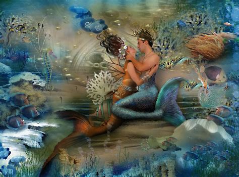 Dalam foto yang dirilis, lee ik joon sedang berbicara dengan seseorang di foto dengan kepala sedikit. Mermaid HD Wallpaper | Background Image | 1920x1418 | ID ...