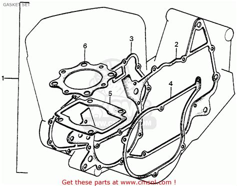 Honda had developed its global motorcycle brand through track racing. Honda CR250M ELSINORE 1975 M1 USA GASKET SET - buy GASKET ...