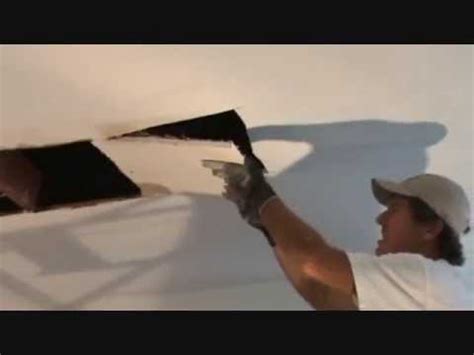 What you need to know first, is before you can repair the ceiling, you without identifying the source of the water damage, the issue will keep reoccurring and you'll end up with water damaged ceiling once again and potentially. How to repair a water damaged ceiling...Part 3 - YouTube