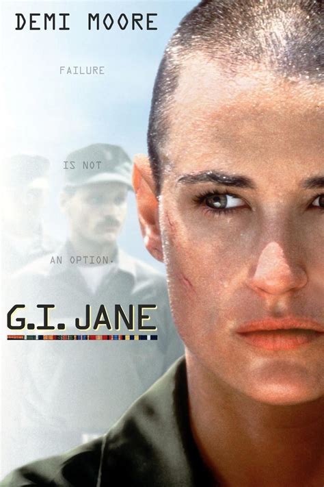 Official theatrical movie poster (#1 of 3) for g.i. G.I. Jane Movie Streaming Online Watch